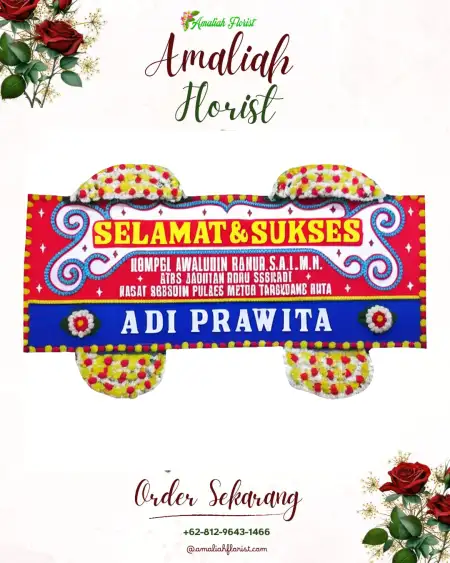 Papan Bunga Ucapan Selamat Singapadu Kaler